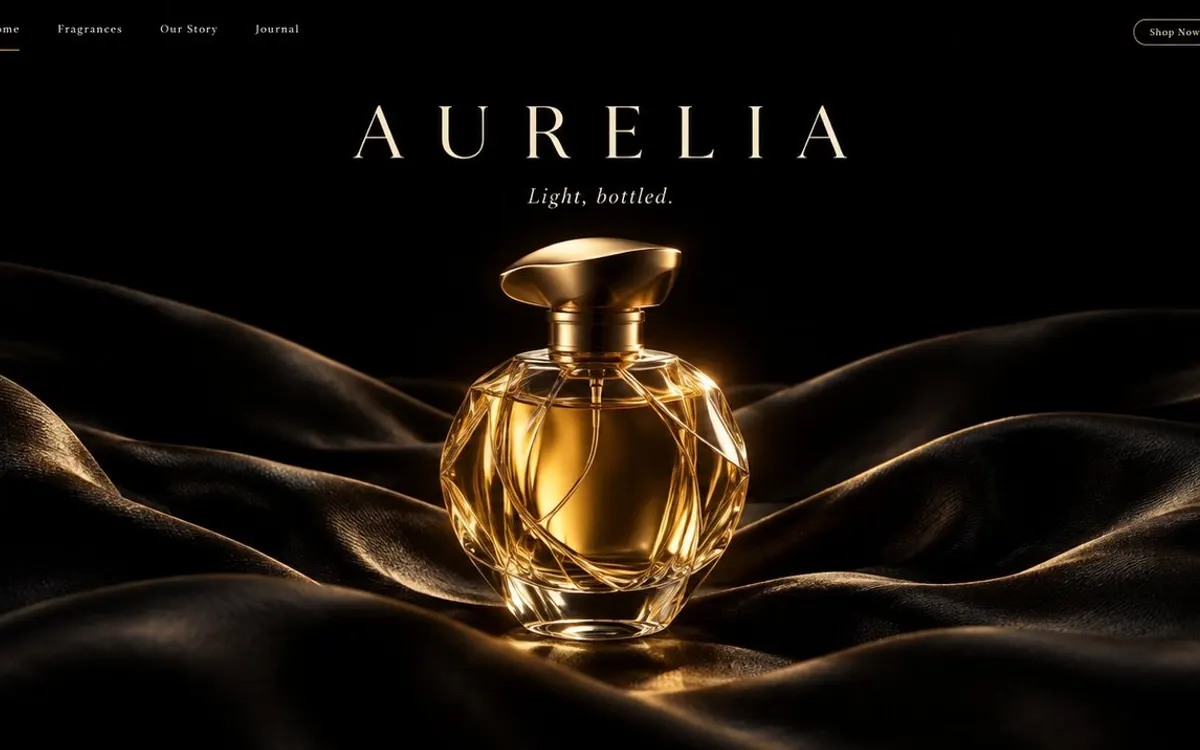 Ambrette Perfume House website template
