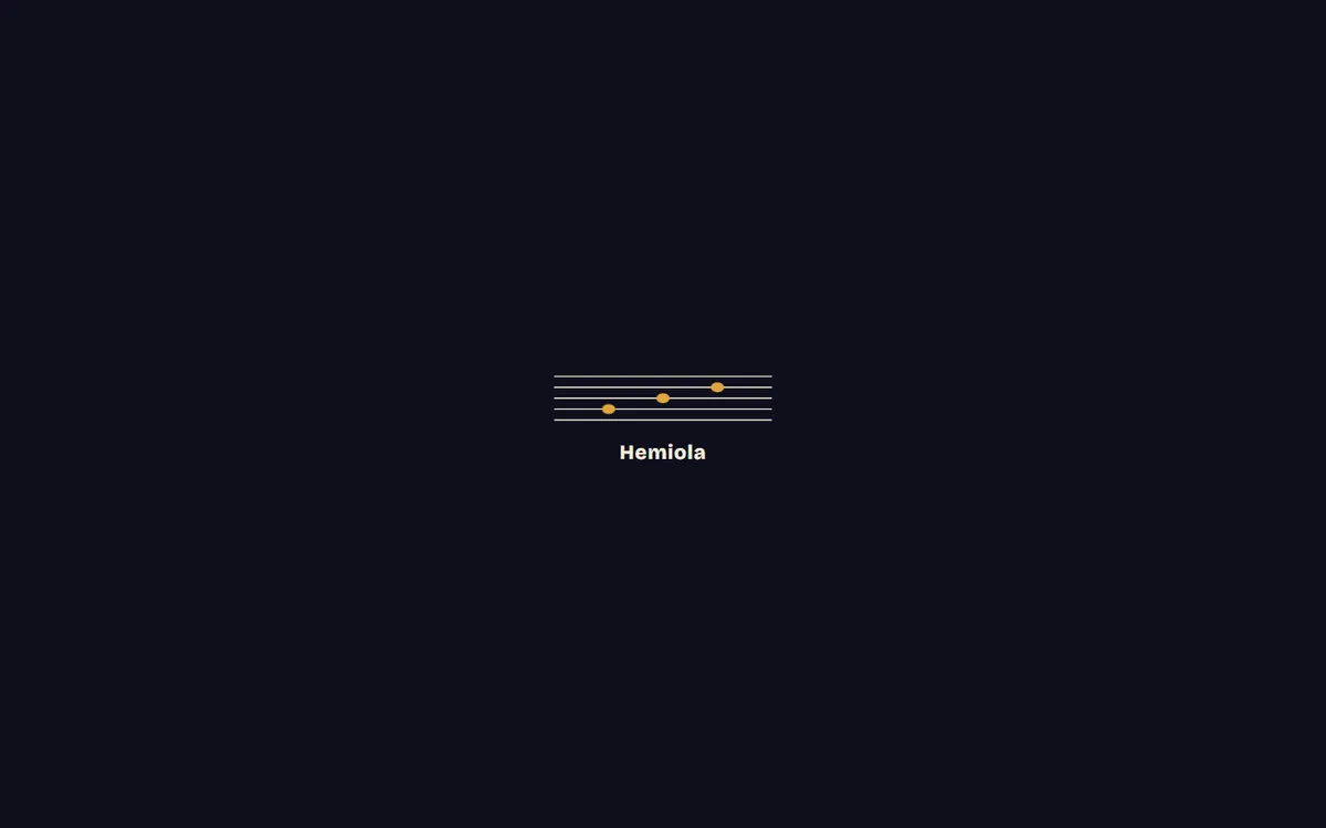 Hemiola Piano Keys That Play Themselves website template